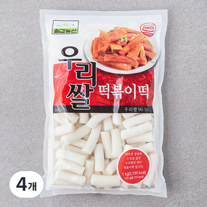 칠갑농산 우리쌀 떡볶이떡, 1kg, 4개