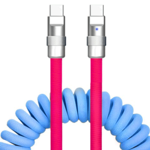 쏘플링 코일 스프링 C타입-C타입 120W PD 초고속 충전 케이블