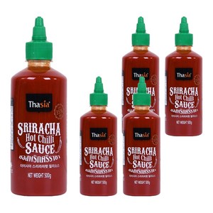 타이시아 스리라차 핫 칠리소스, 500g, 5개