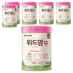 파스퇴르 위드맘 제왕 100일, 750g, 6개