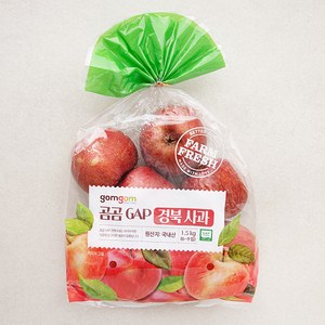 곰곰 GAP 경북 사과, 1.5kg(소과), 1개