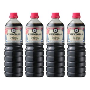 기꼬만 간장(양조간장), 1L, 4개