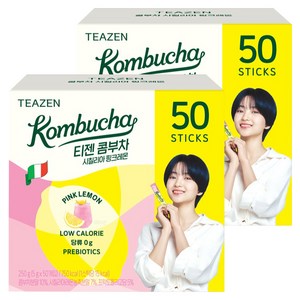 티젠 콤부차 시칠리아 핑크레몬, 5g, 50개입, 2개