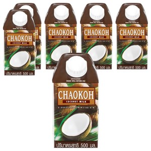 차오코 코코넛 밀크, 500ml, 6개