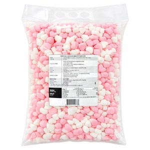 기가 마시멜로우 미니하트, 1kg, 1개