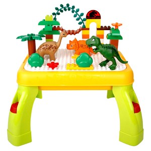TOYPLUS 다이노소어 2IN1 테이블 블럭 놀이 53p