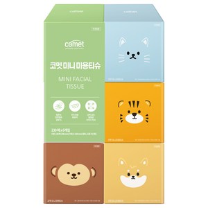코멧 미니 미용티슈, 230매, 6팩
