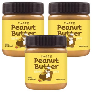 이엔푸드 땅콩버터 크리미, 340g, 3개