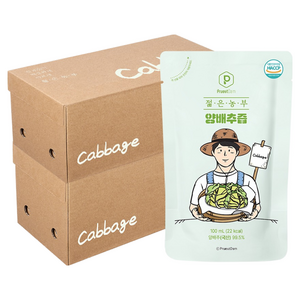 푸릇담 젊은농부 양배추즙, 5L, 2개