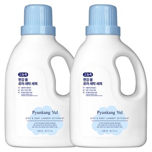 편강율 고농축 세탁 유아 세제, 1.5L, 2개
