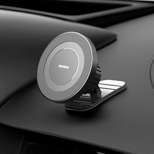 아이엠듀 차량용 맥세이프 대시보드 헤드 거치대, 블랙, 1개