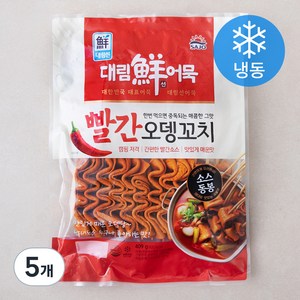 대림선 어묵 빨간 오뎅꼬치 (냉동), 409g, 5개