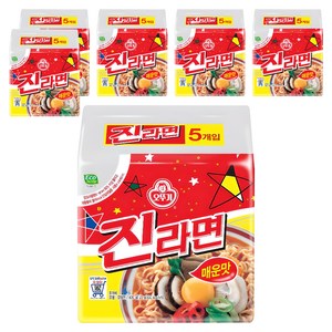 오뚜기 진라면 매운맛, 30개, (5개입 X 6팩)