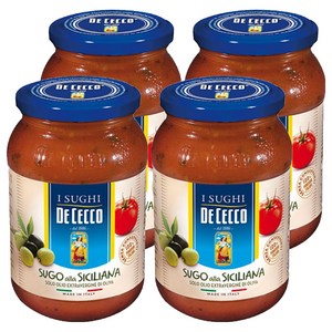 데체코 슈고 알라 시칠리아나 파스타 소스, 400g, 4개