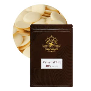 파베글라스 벨벳 화이트 40% 커버춰 리얼 초콜릿, 1kg, 1개