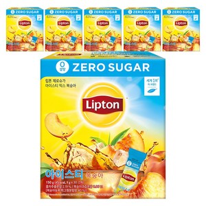 립톤 제로슈가 아이스티 믹스 복숭아