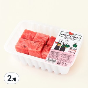 프레쉬팜 간편 수박, 1kg, 2개