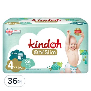 킨도 프리미엄 오슬림 팬티형 기저귀 아동용, 4단계, 36매
