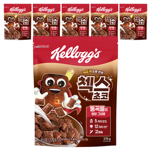 첵스초코 오곡으로 만든 시리얼, 570g, 6개