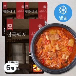 집국백서 가마솥 수제 김치찌개 (냉동), 500g, 6개