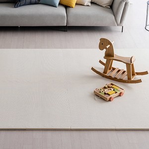 따사룸 놀이방 층간소음 PE 퍼즐매트, 바닐라 아이보리, 100 x 100 ..., 6개