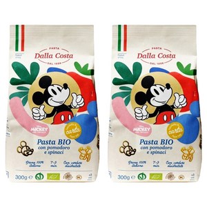 달라코스타 미키마우스 토마토 시금치 파스타, 300g, 2개