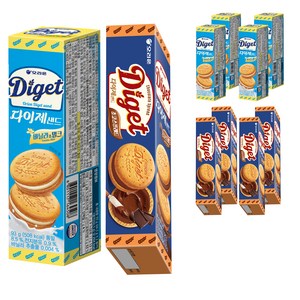 오리온 다이제샌드 바닐라＆밀크 93g 5p+ 초코스프레드 98g 5p