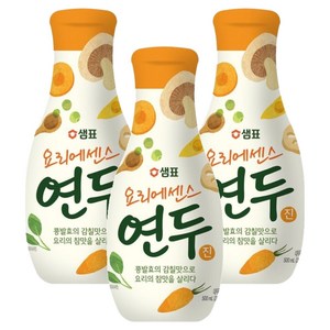 연두 요리에센스 진, 500ml, 3개
