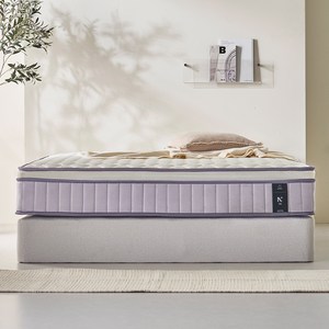 웰퍼니쳐 모비딕 포켓스프링 필로우탑 그레이 매트리스, 킹, 250mm, 미디엄하드