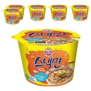 오뚜기 스낵면 90g, 6개