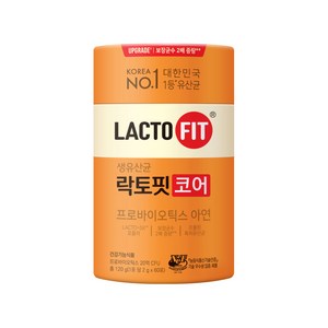 락토핏 정품 코어 유산균 60p, 120g, 1개