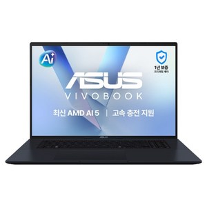 에이수스 비보북 18 콰이어트 블루, 라이젠 AI, 512GB, 16GB, Free DOS, 2026.02