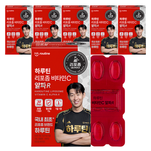 하루틴 리포좀 비타민C 알파R 33g, 30정, 6개