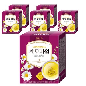 담터 캐모마일 삼각티백, 1g, 10개입, 6개