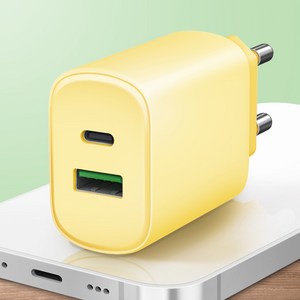 홈플래닛 20W 2포트 PD 고속충전기 (애플 아이폰 호환)