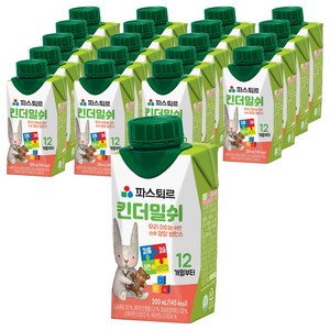파스퇴르 킨더밀쉬, 200ml, 20개
