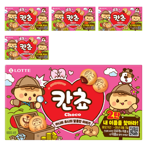 롯데웰푸드 칸쵸 초코, 54g, 5개