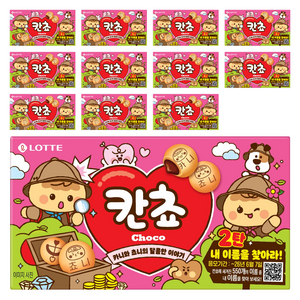 롯데웰푸드 칸쵸 초코, 54g, 12개
