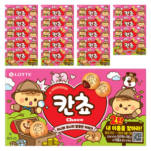 롯데웰푸드 칸쵸 초코, 54g, 20개