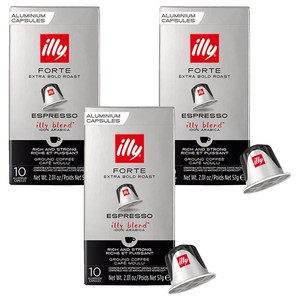일리 엑스트라 볼드 로스트 에스프레소 그라운드 네스프레소 호환 캡슐커피