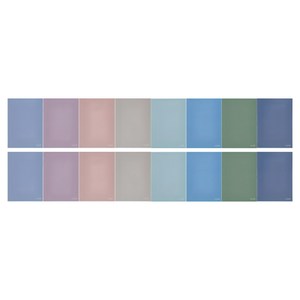 모닝글로리 중고등학생 무제 톤앤무드 유선 일반노트 8종 세트, 혼합색상, 2세트