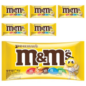 엠앤엠즈 피넛, 37g, 6개
