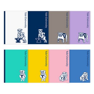 예일 오픈 국내 제조 마스코트 유선노트 8종 세트, 혼합색상, 1세트