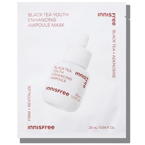 이니스프리 블랙티 유스 인핸싱 앰플 마스크 28ml, 1개입, 1개