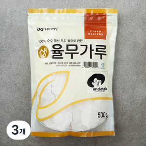 대구농산 국내산 생 율무가루, 500g, 3개