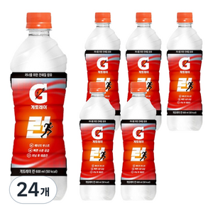 게토레이 런 음료, 600ml, 24개