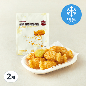 설빙 한입쏙붕어빵 슈크림 (냉동), 375g, 1개입, 2개