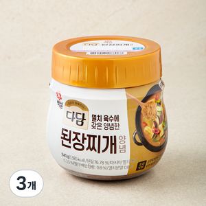 다담 된장찌개양념, 840g, 3개