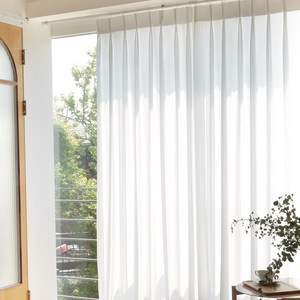 쁘리엘르 실루엣 쉬폰 나비주름 커튼 높이 조절핀형