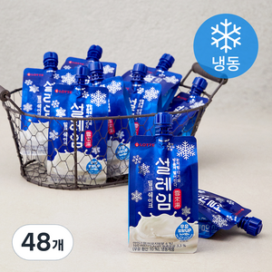 롯데웰푸드 설레임 밀크쉐이크 아이스밀크 (냉동), 160ml, 48개